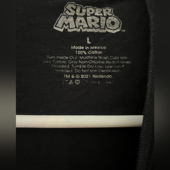 Super Mario Bros Cast of Characters T Shirt Men’s Large - Picture 3 of 3
